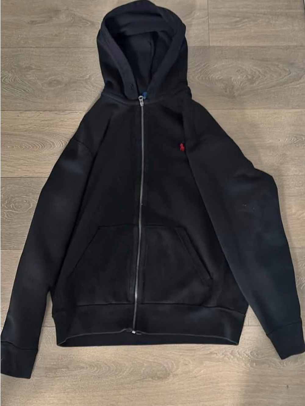 Black Polo Zipup